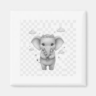 Íman Simple minimal colorful abstract add your text cer