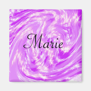 Íman simple minimal light pastel pink add your name th