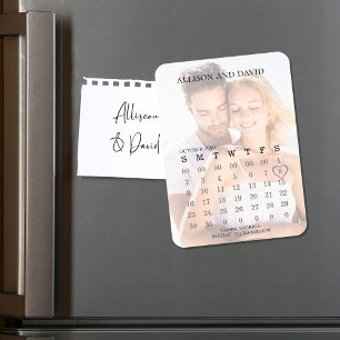 Íman Simples 6 Foto Do Calendário De Linha Salvar A Da