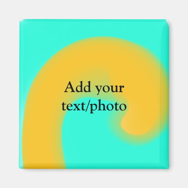 Íman Simples acrilato de fluido adicione seu nome de te (Frente)