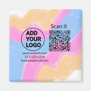 Íman Simples código q r adicionar logotipo nome de códi