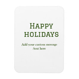 Íman Simples feriados verdes e felizes no Natal