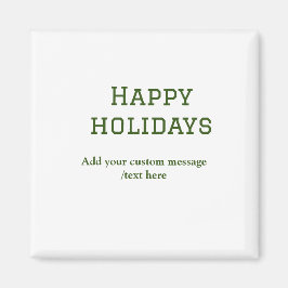 Íman Simples feriados verdes e felizes no Natal