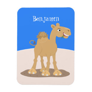 Íman Simples ilustração de desenho animado de camelo
