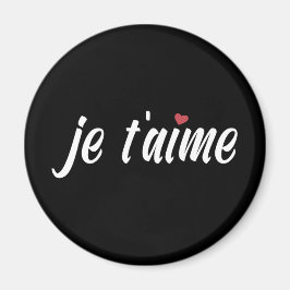 Íman Simples Je T'aime Eu Te Amo Namorados | Magnet