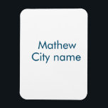 Íman simples letra inicial monograma adicionar sua letr<br><div class="desc">design</div>