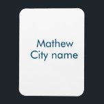 Íman simples letra inicial monograma adicionar sua letr<br><div class="desc">design</div>