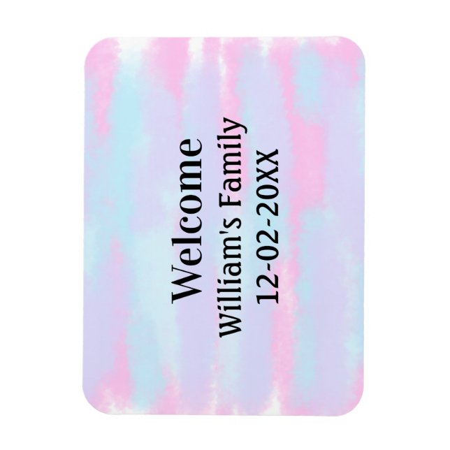 Íman simples logotipo monograma mínimo personalizado be (Vertical)