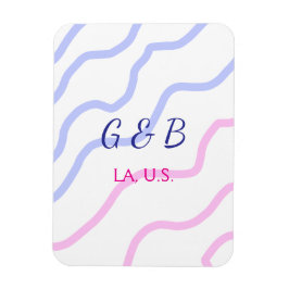 Íman SIMPLES MINIMAL adicionar texto do nome da cidade