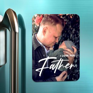 Íman Simples Moderno Para O Pai Eu Amo Você Foto Do Dia