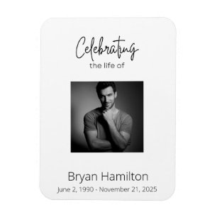 Íman Simples Simples Simpatia Funeral Foto Memorial