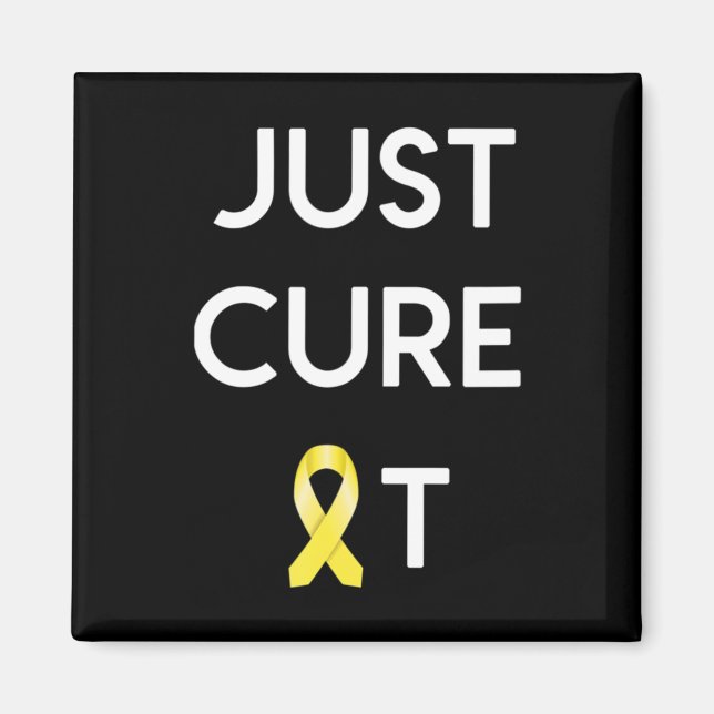 Íman SIMPLESMENTE CURTA A Consciência do Cancer infanti (Frente)