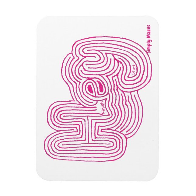 Íman Simplesmente "Ei" Maze Magnet (Vertical)