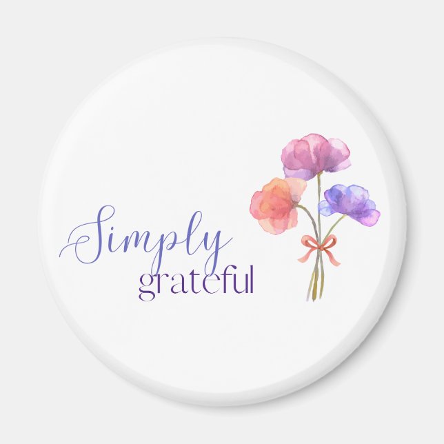 Íman Simplesmente Grateful Magnet (Frente)