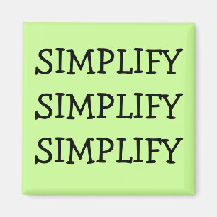 ÍMAN SIMPLIFIQUE O MAGNET