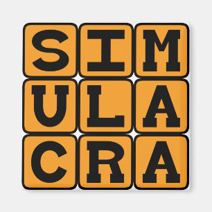 Íman Simulacros, Representação de Algo