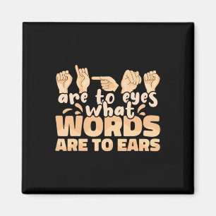 Íman Sinais ASL são para os olhos quais são as palavras