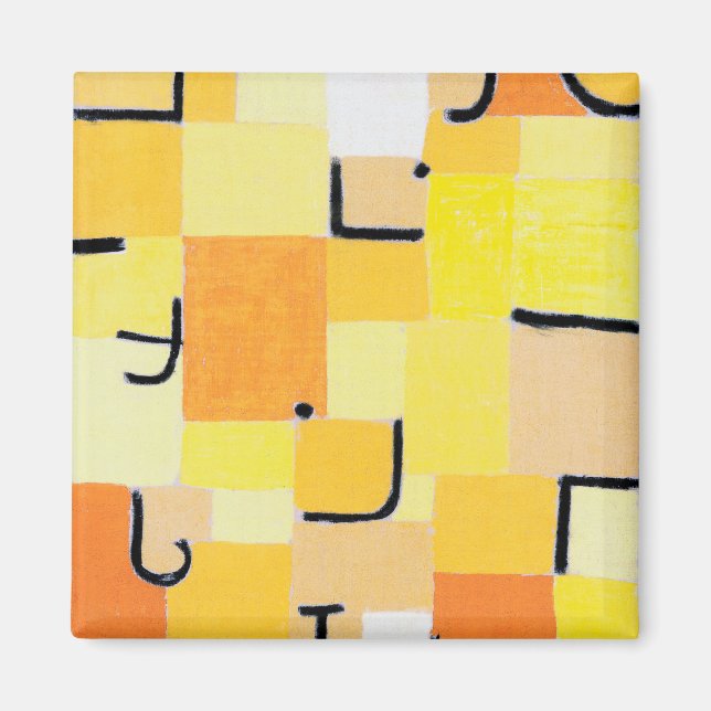 Íman Sinais em amarelo, Paul Klee (Frente)