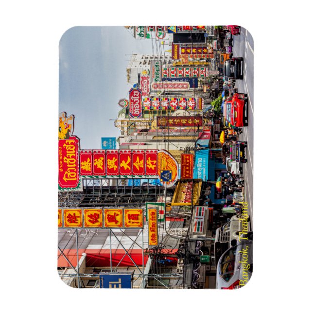 Íman Sinais em Chinatown, Bangkok, Tailândia (Vertical)