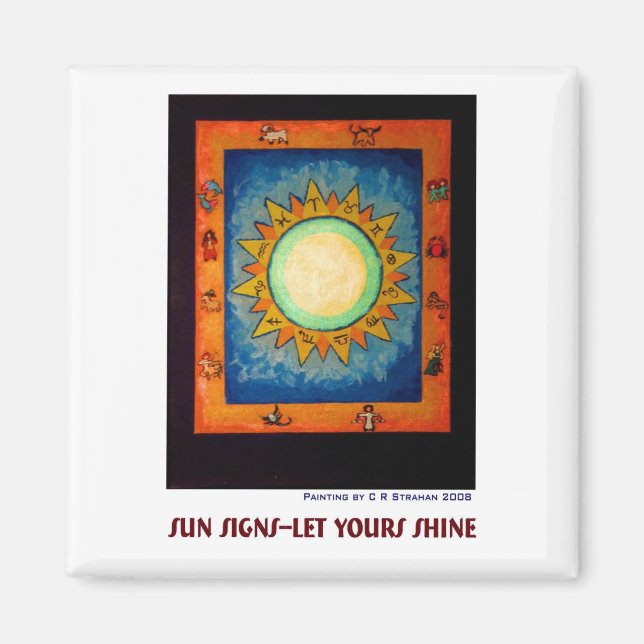 Íman Sinais Sun - Deixe seu brilho (Frente)