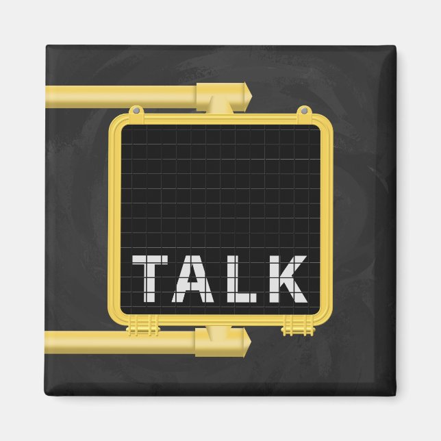 Íman Sinal Crosswalk de Nova Iorque (Frente)