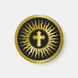Íman Sinal cruzado do ouro