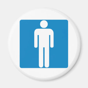 Íman Sinal da estrada do local de repouso dos homens