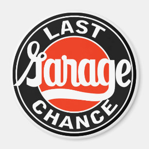 Íman Sinal da possibilidade da garagem do vintage