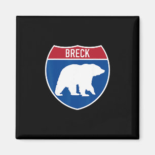 Íman Sinal da Rodovia Interestadual Breck Colorado Bear