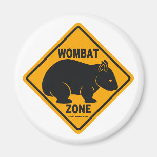Íman Sinal da zona de Wombat
