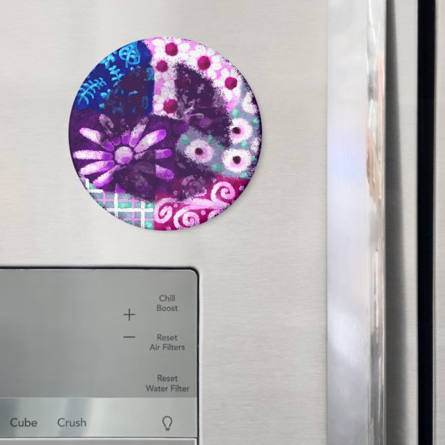 Íman Sinal de Abstrato de paz bucal, cor-de-rosa (In Situ (Fridge))