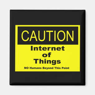 Íman Sinal de Aviso de Caução IoT da Internet das Coi