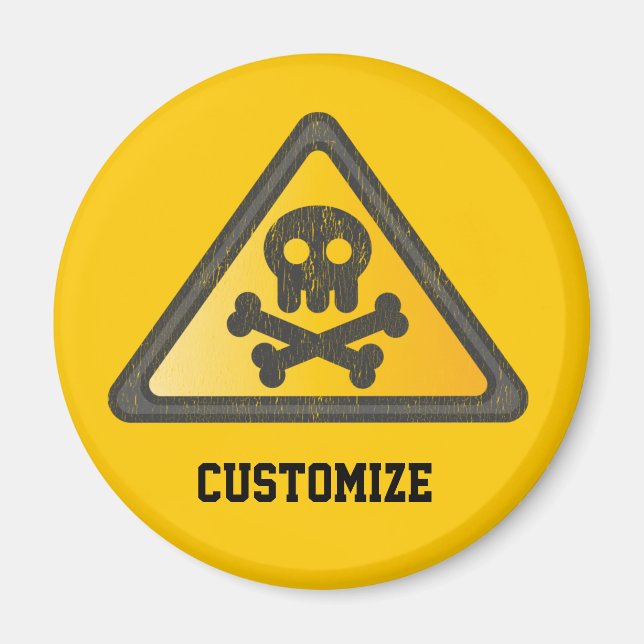 Íman Sinal de Aviso EngraçadoThunder_Cove (Frente)