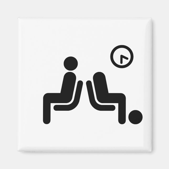 Íman Sinal de espera longo (Frente)