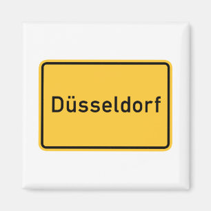 Íman Sinal de estrada de Dusseldorf, Alemanha