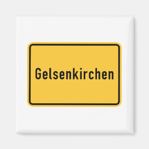 Íman Sinal de estrada de Gelsenkirchen, Alemanha