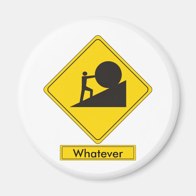 Íman Sinal de Estrada Sísifo (Frente)