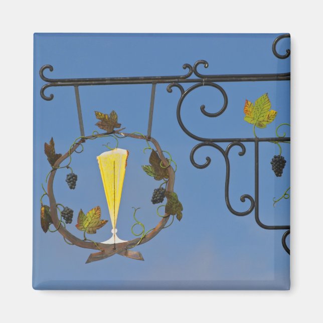 Íman Sinal de ferro em formas que ilustra o tema (Frente)