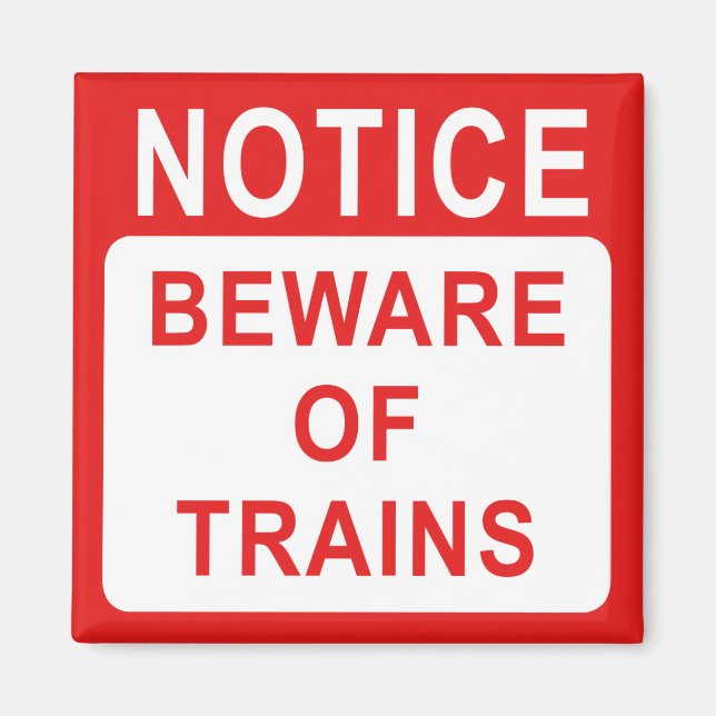 Íman Sinal de ferrovia (Frente)