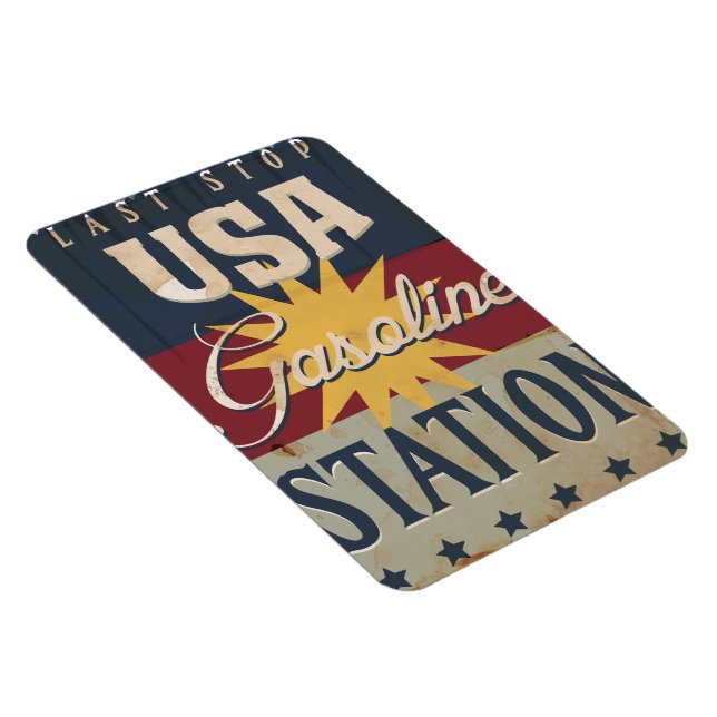 Íman Sinal de Gasolina Vintage (Lado Direito)