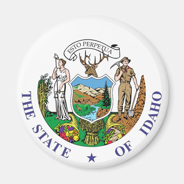 Íman sinal de Idaho (Frente)
