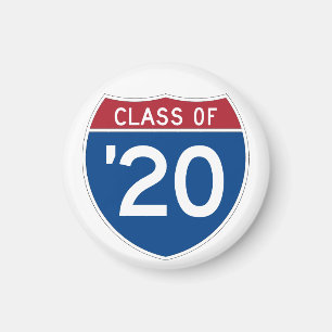 Íman Sinal de Interestado Estilizado Classe de 2020