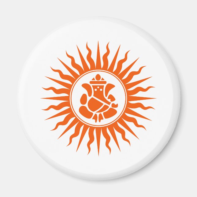 Íman Sinal de Lord Ganesha (Frente)