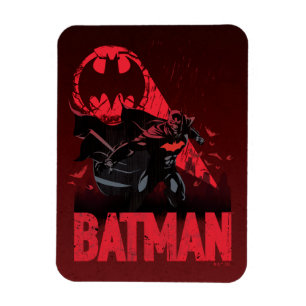 Íman Sinal de Morcego Vermelho do Batman