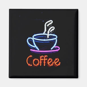 Íman Sinal de néon do café