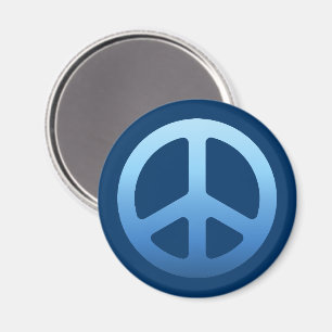 Íman Sinal de Paz Azul