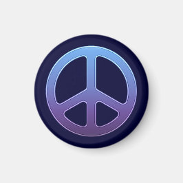Íman Sinal de Paz Azul