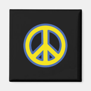 Íman Sinal de Paz - Bandeira Azul e Amarela da Ucrânia