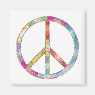 Íman Sinal de Paz Colorido