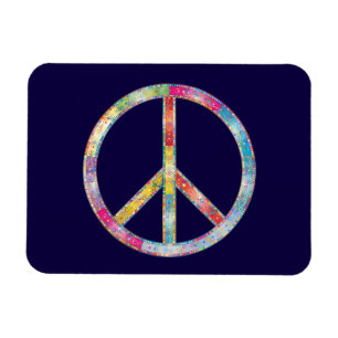 Íman Sinal de Paz Colorido